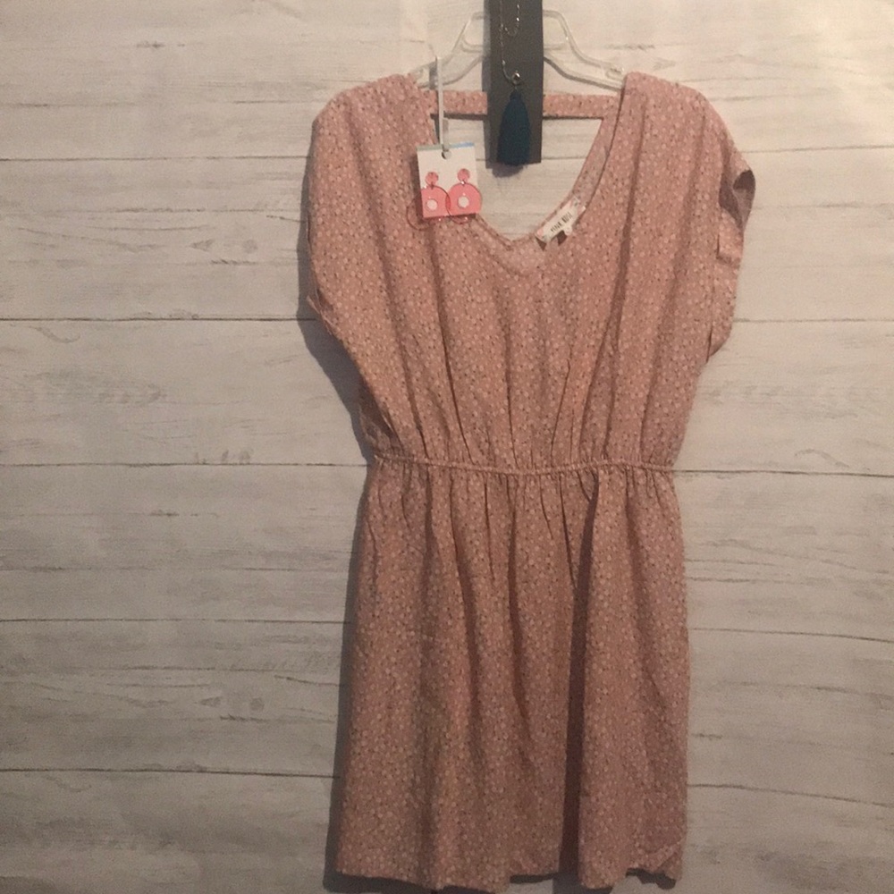 Pink rose dress